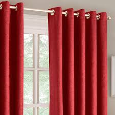 Luxurious velvet curtain set in a bright living room